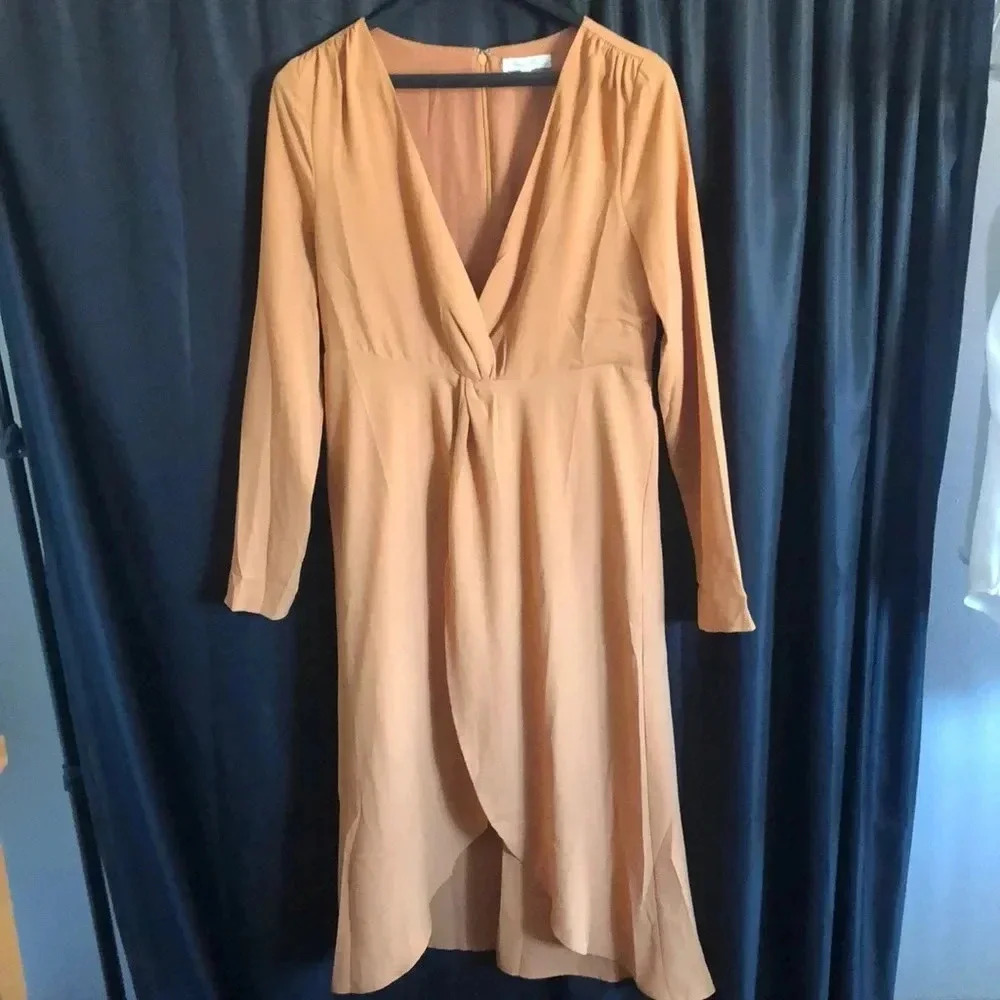 Mustard Honey Belle High Low Dress M